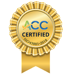 ISO 45001:2018 Certified